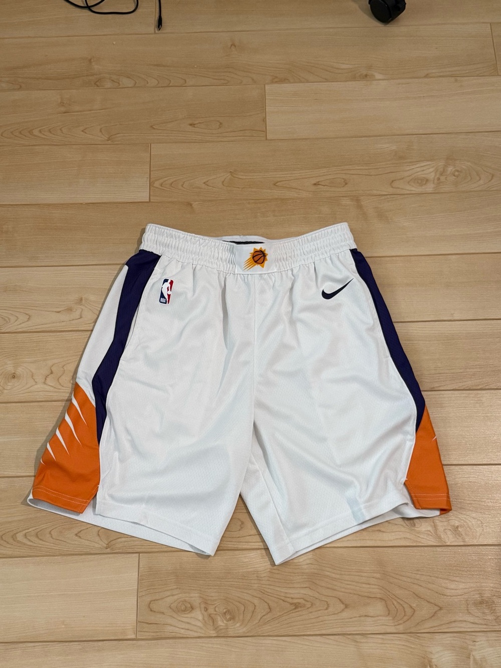 Nike White, Orange & Purple Phoenix Suns Men's Basketball Shorts